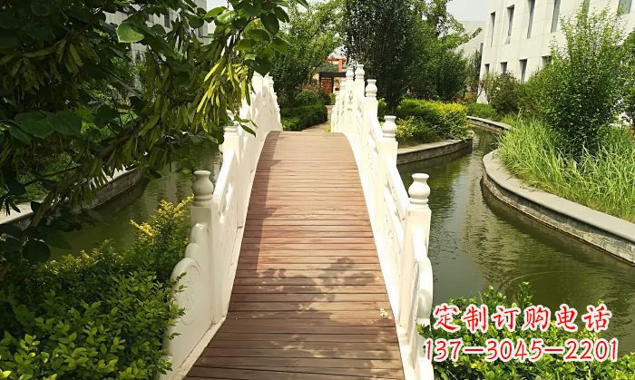 山东汉白玉石拱桥雕塑