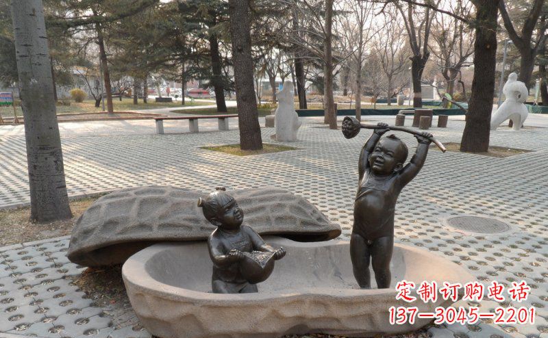 山东花生娃娃艺术雕塑