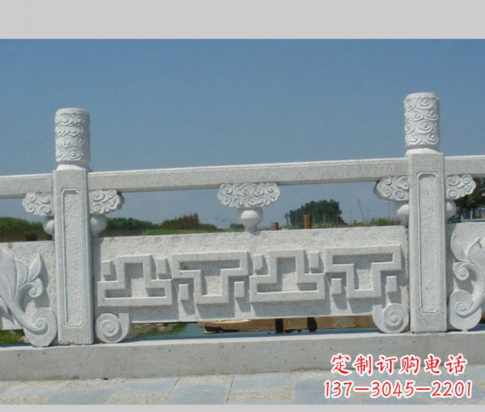 山东公园景观大理石栏板雕塑