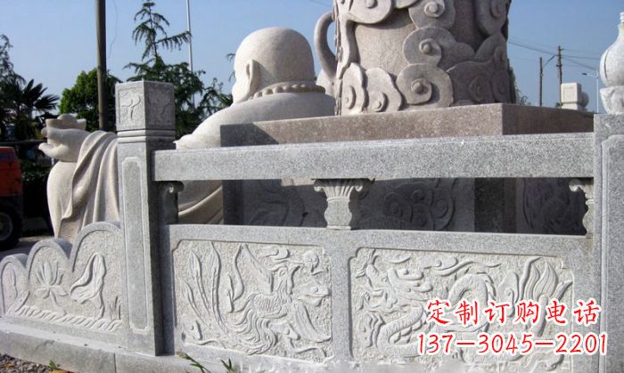 山东公园景观大理石栏板石雕