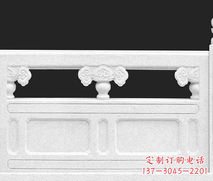 山东汉白玉石栏板雕塑