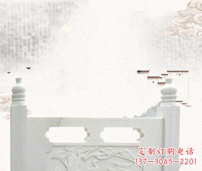 山东中领雕塑汉白玉石栏板雕塑