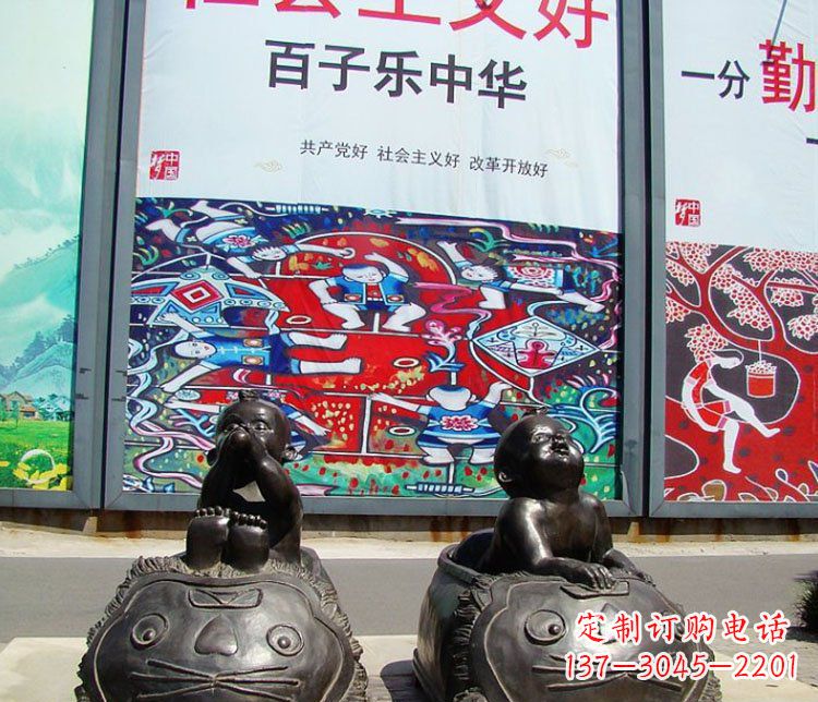 山东出众的老虎仿铜雕塑