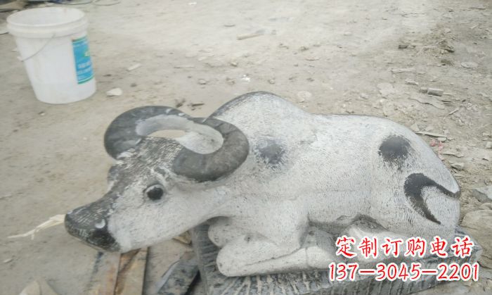 山东公园景观孺子牛石雕