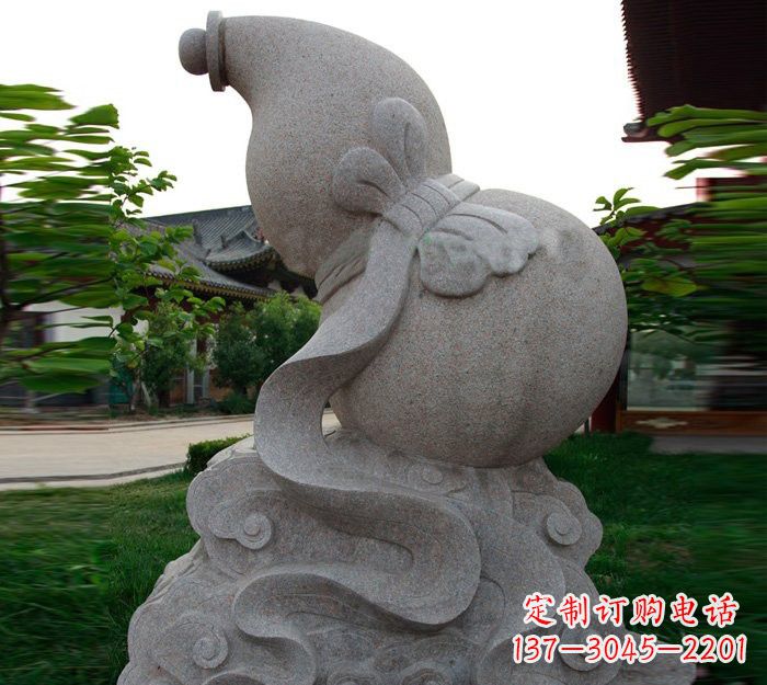 山东精美葫芦石雕
