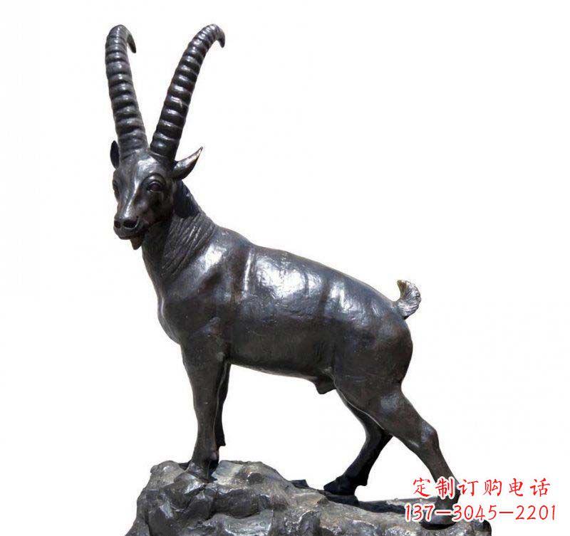 山东铜雕羚羊,精美外形及细节刻画精美