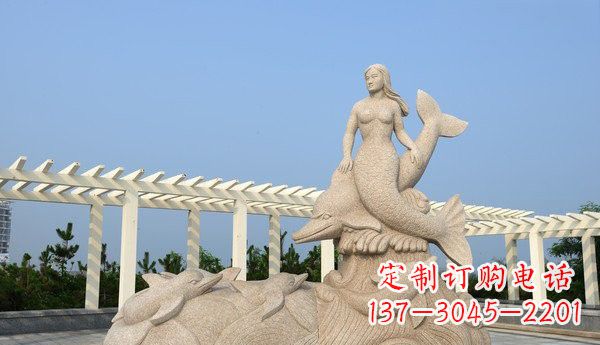 山东中领雕塑 | 精致海豚雕塑