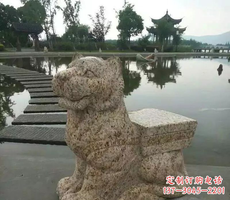 山东中领雕塑—十二生肖石虎雕塑