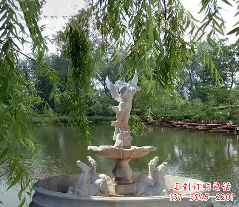 山东公园天使景观石雕