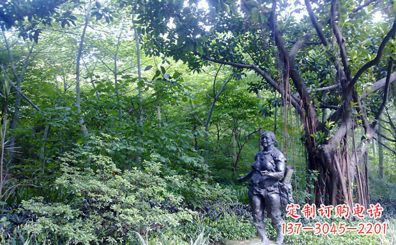 山东铜雕西方女人人物雕塑