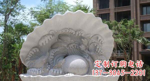 山东城市公园小区经典喷泉石雕