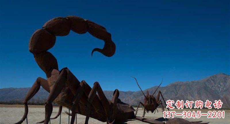 山东中领雕塑精美铜雕蝎子雕塑