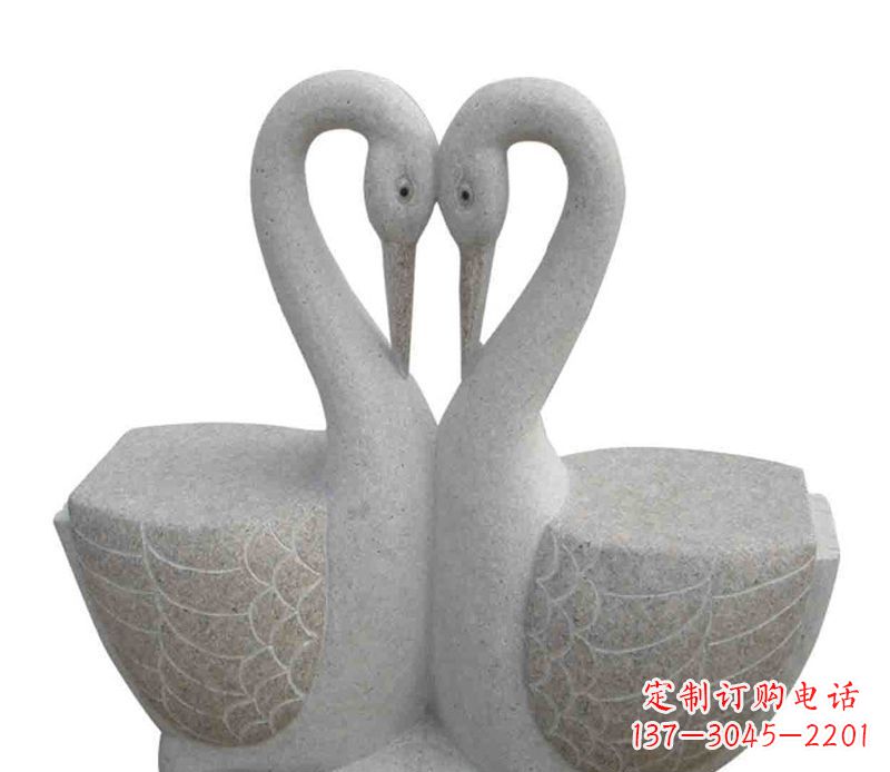 山东艺术级天鹅石雕