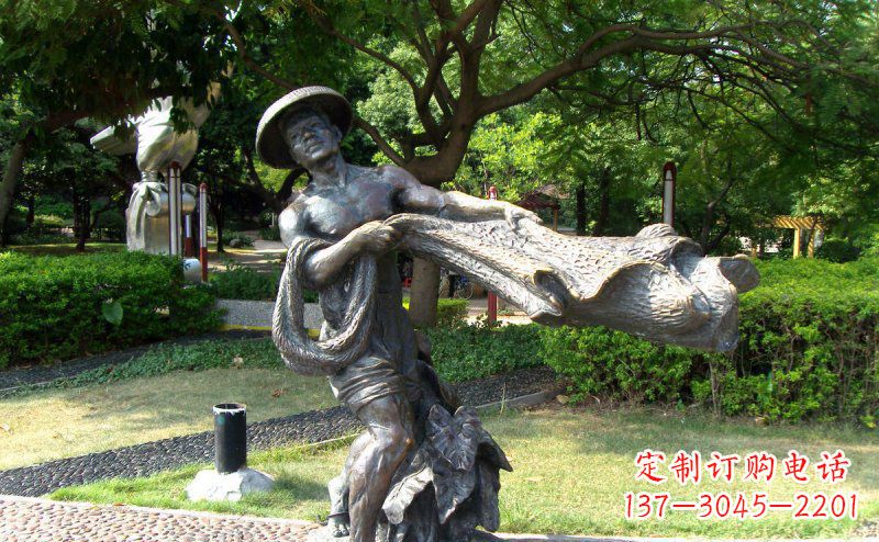 山东渔民铜雕—— 带您体验渔夫传统文化