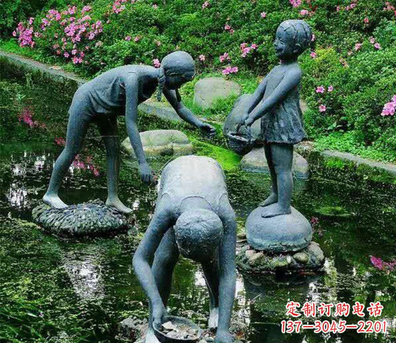 山东精美铜螃蟹雕塑