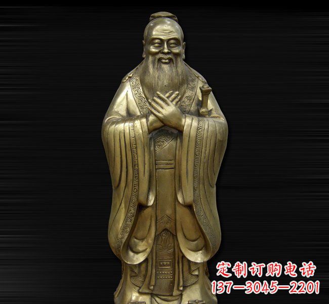 山东依德行者·古代名人铸造孔子雕塑