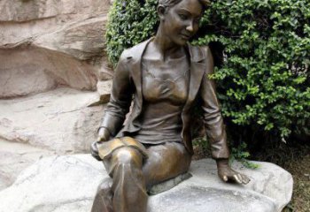 山东中领雕塑精美 静谧 的女人铜雕