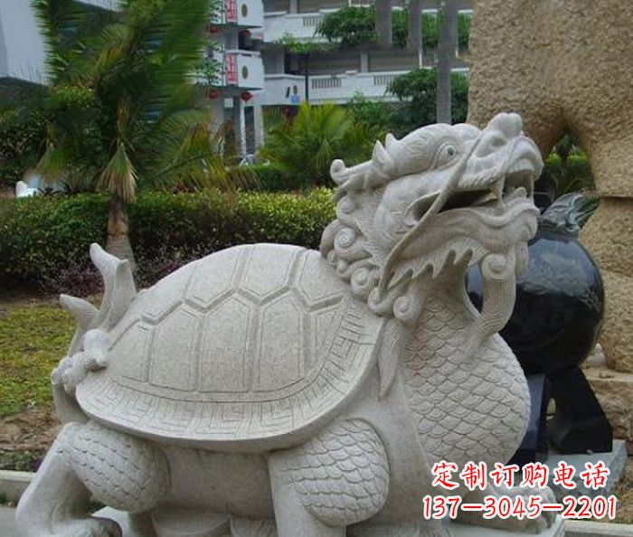 山东中领雕塑:古典神兽龙龟石雕精神的传承