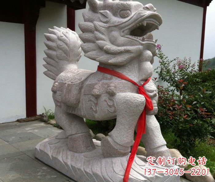 山东古典神麒麟石雕,令人叹为观止的精美艺术