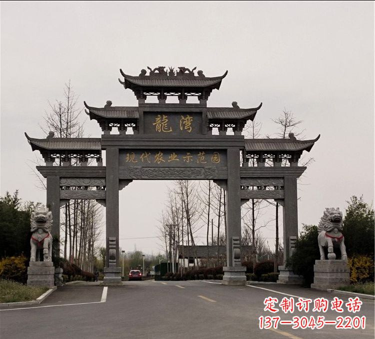 山东品质精湛的古石牌坊雕塑
