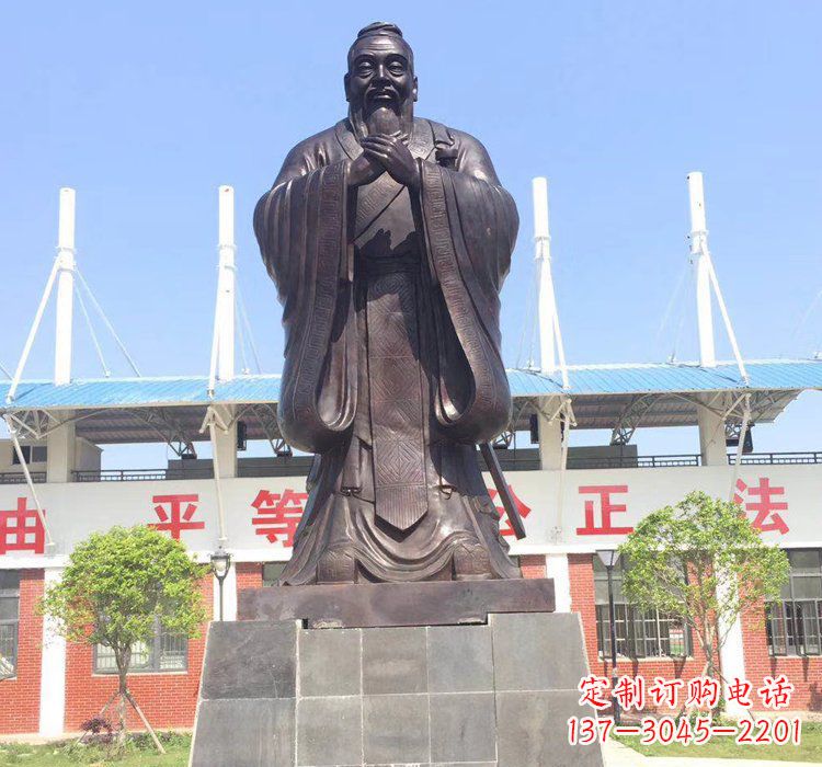 山东具有传统文化气息的孔子雕塑