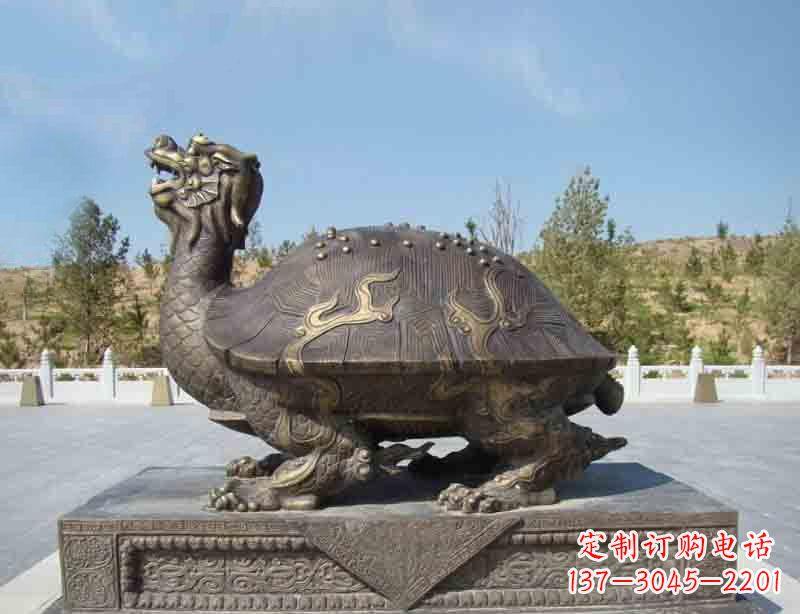 山东我们中领雕塑特制的精美广场青铜龙雕塑