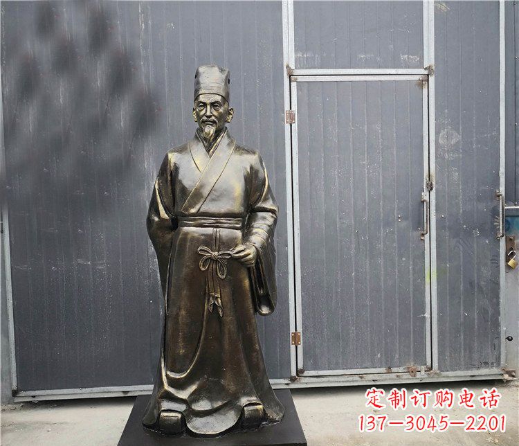 山东中领雕塑为您打造象征李时珍行医的雕塑