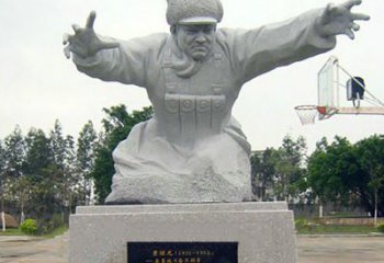山东中领雕塑|专业制作黄继光石雕
