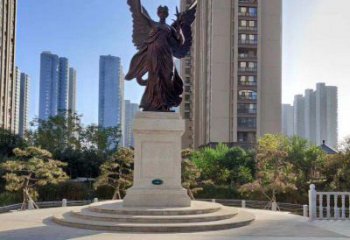 山东中领雕塑：精致的女神铜雕