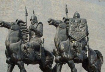 山东中领雕塑推出的将军铜雕以古代将军的形象为…