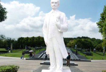 山东爱迪生公园广场世界名人石雕塑