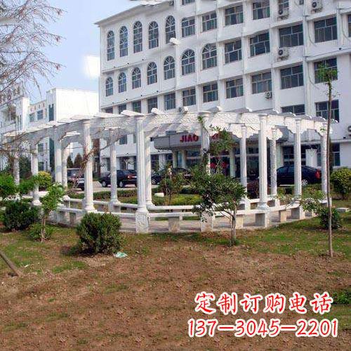 山东汉白玉欧式石雕花架