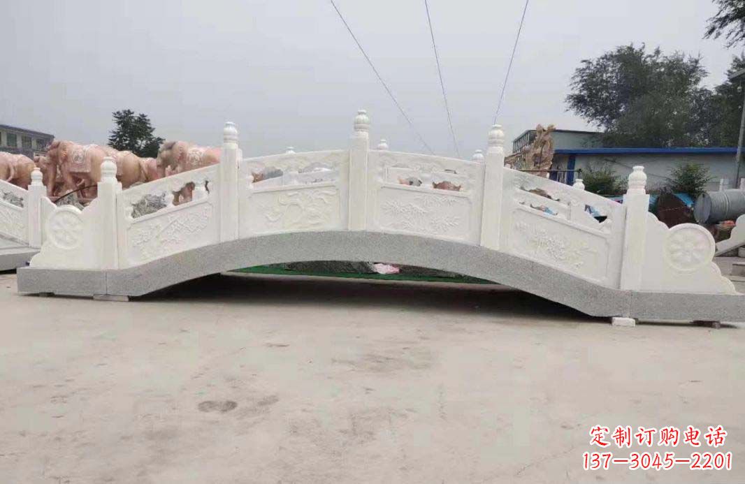 山东汉白玉石桥雕刻,高雅与和谐的完美结合