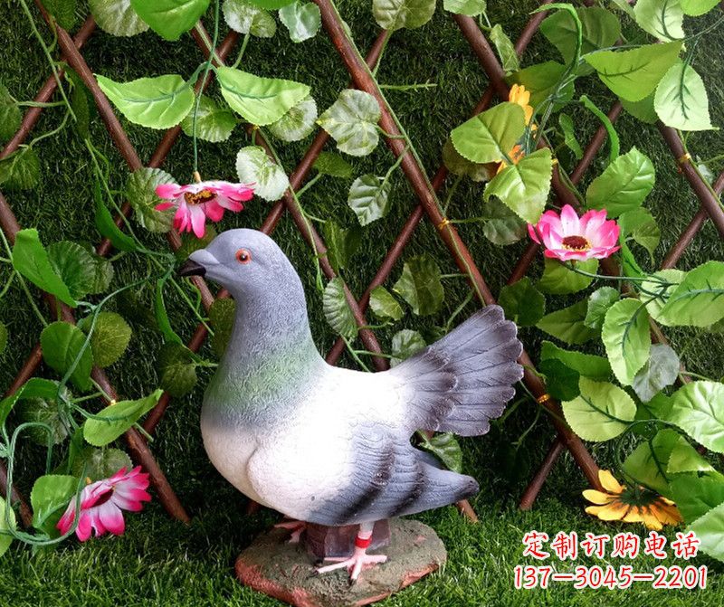 山东铁饰和平,艺术和爱的和平鸽雕塑