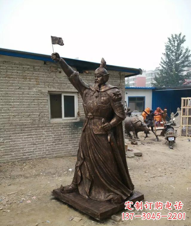 山东 大中领雕塑专业打造精美的将军系列铜雕…