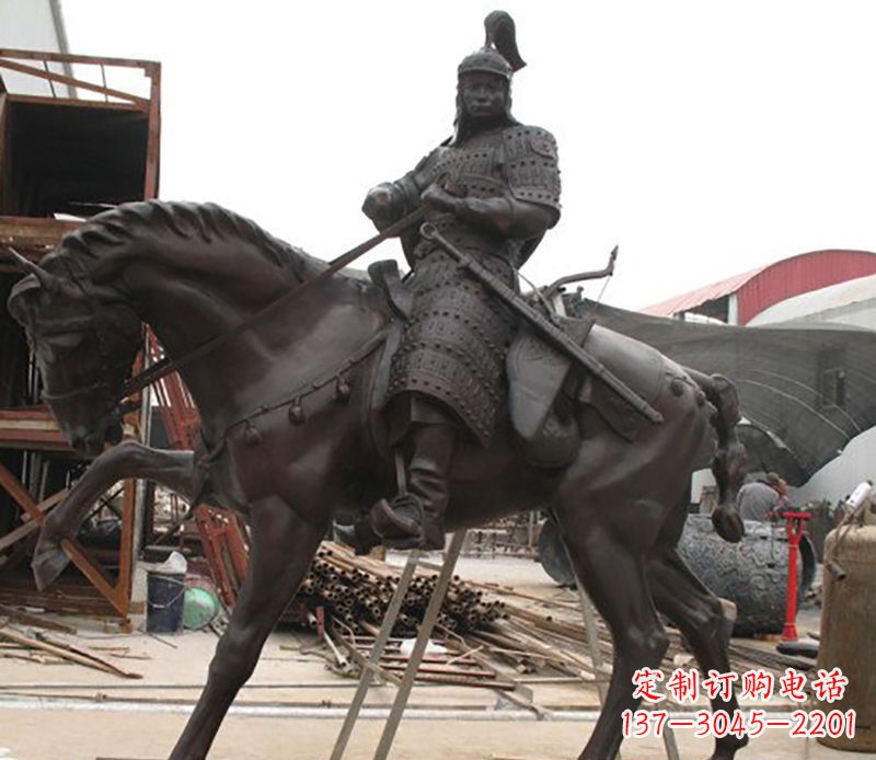 山东将军骑马铜雕,聚焦古典品质