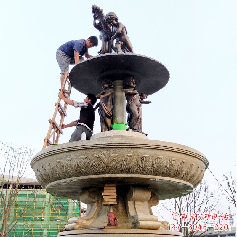 山东金蝉石雕喷泉