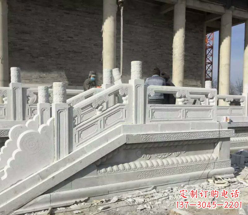 山东景区大理石栏板石雕 (10)