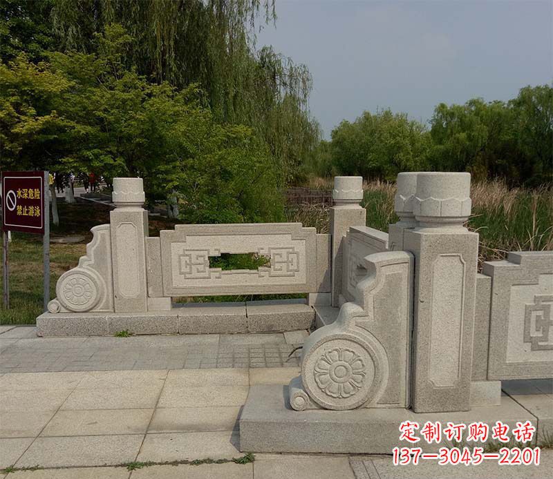 山东大理石栏板石雕,精美绝伦