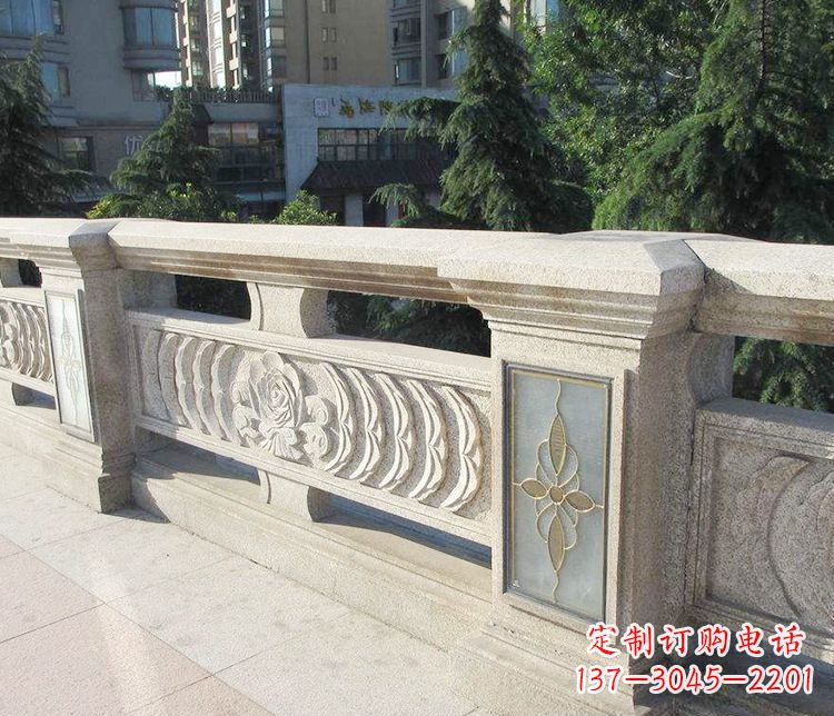 山东高质量大理石栏板石雕