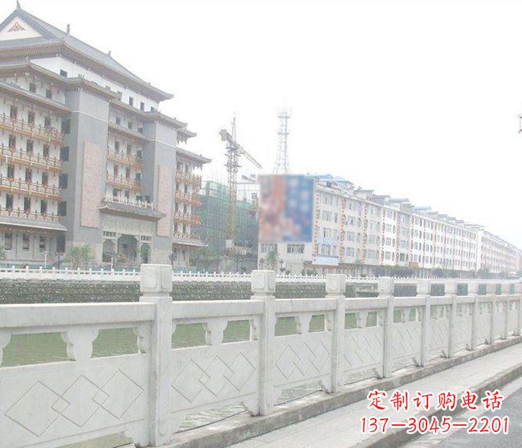 山东流光溢彩的大理石栏板石雕