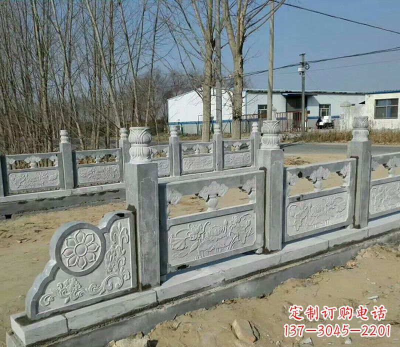 山东豪华大理石栏板石雕