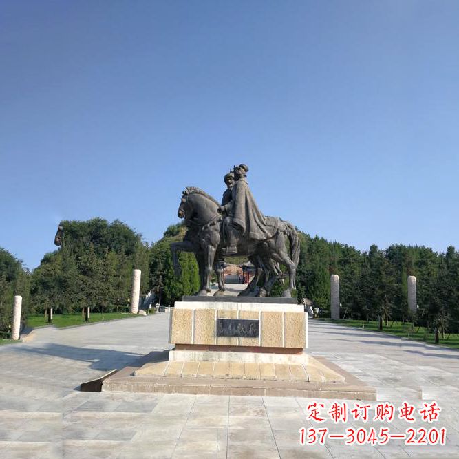 山东王昭君雕塑,象征传承君臣之义