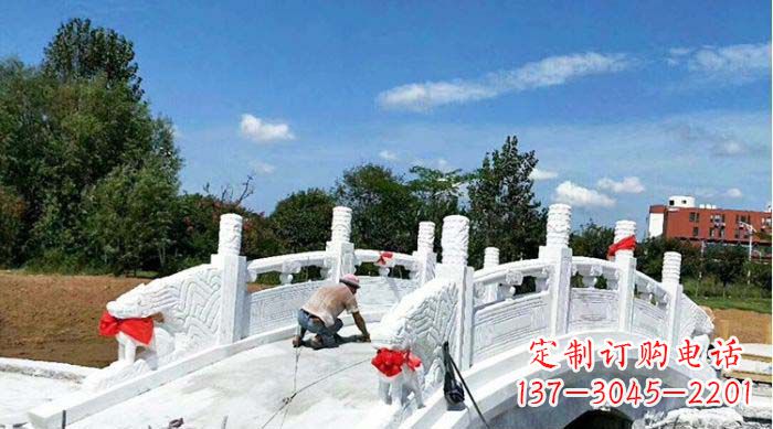 山东标题:领雕塑——最具艺术魅力的汉白玉石雕拱桥
