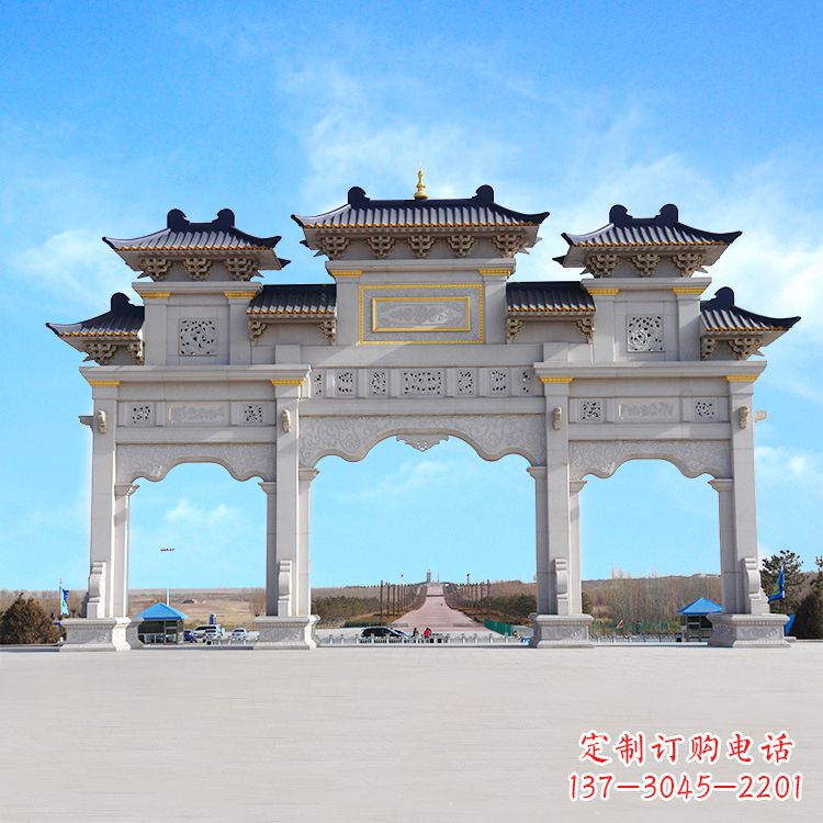 山东牌坊雕塑定制,让您的景点更出彩