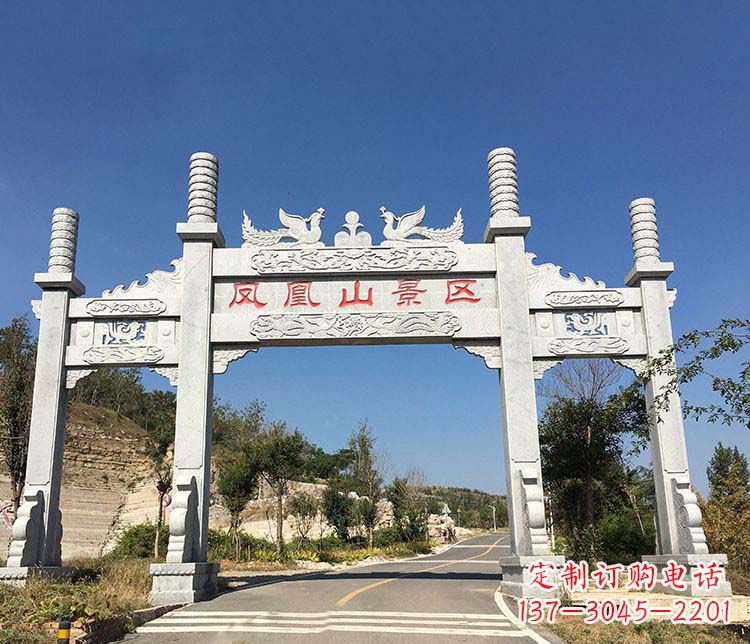 山东中领雕塑:高质量牌坊石雕