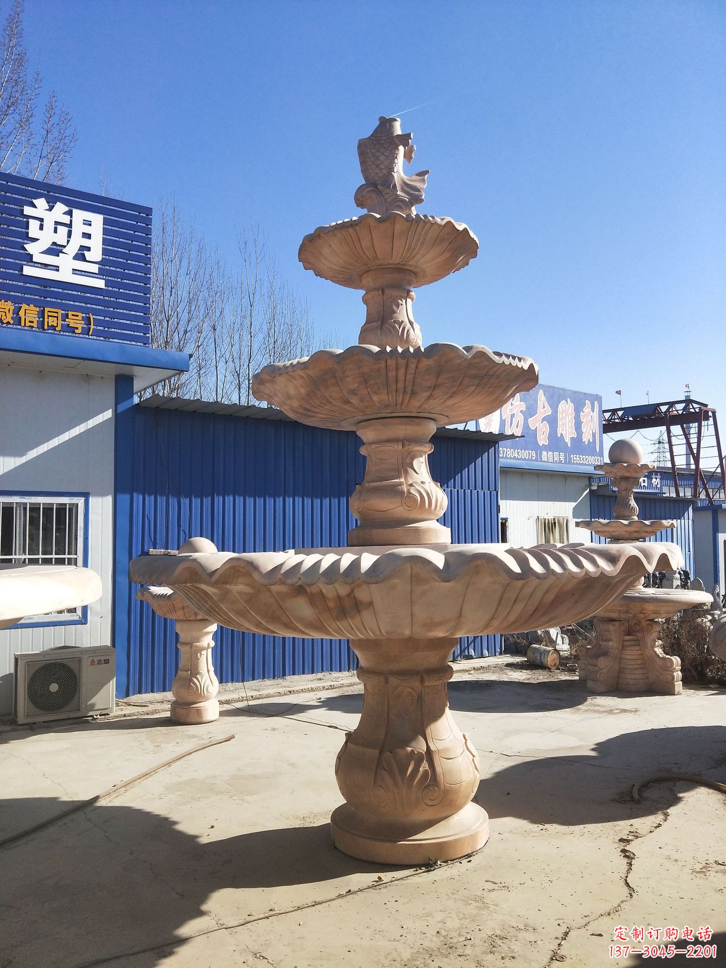 山东魅力四射的莒南风水球雕塑