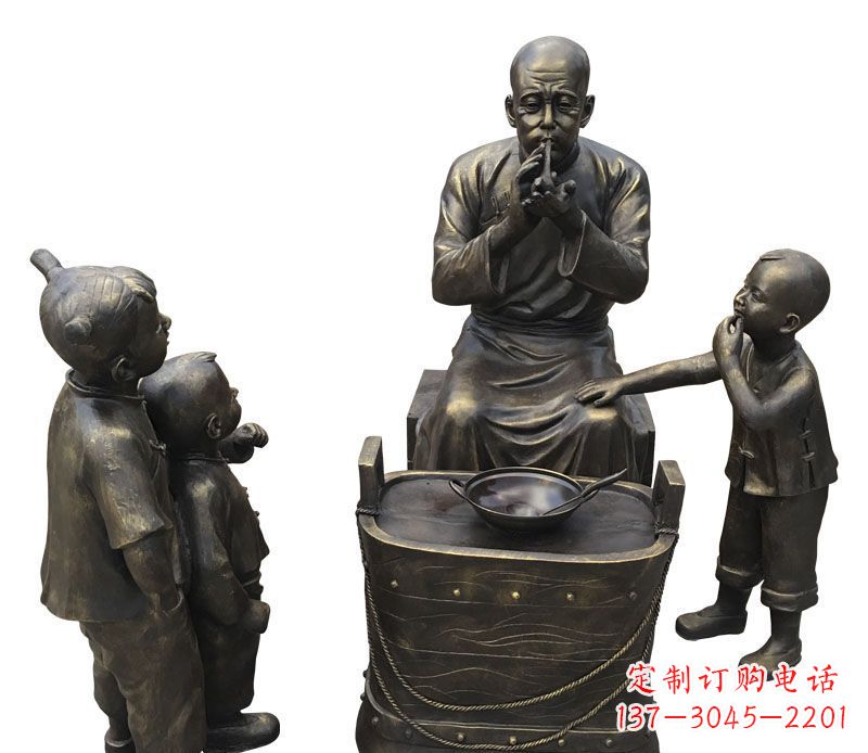 山东尊贵的儿童铜雕糖人