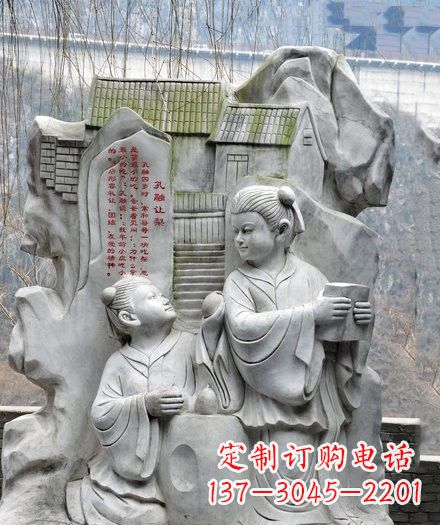 山东经典·孔融雕塑,一件艺术之作