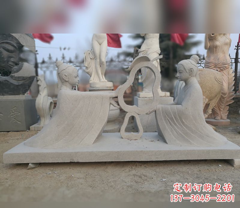 山东选择传统工艺,重现古代大臣孔融的精致雕塑